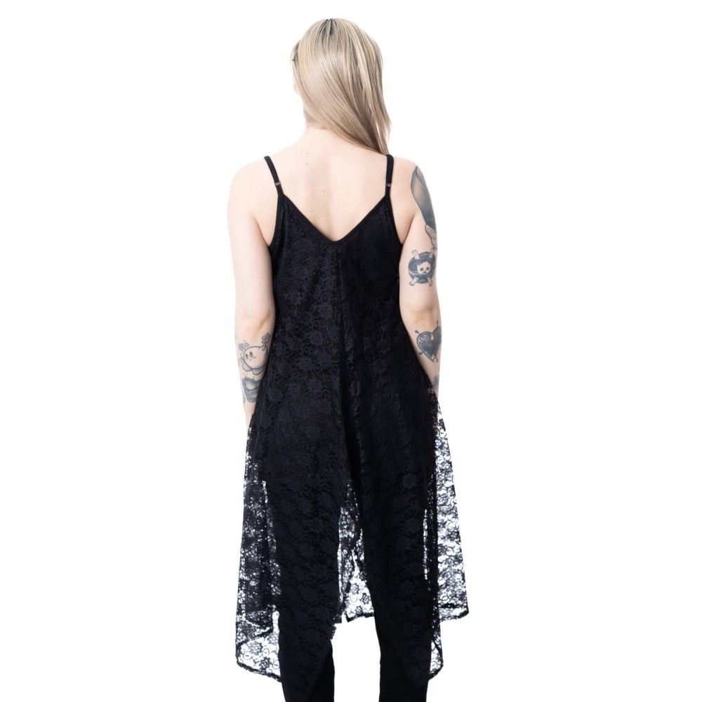 Poizen Industries - Kari Mouwloze top - Zwart